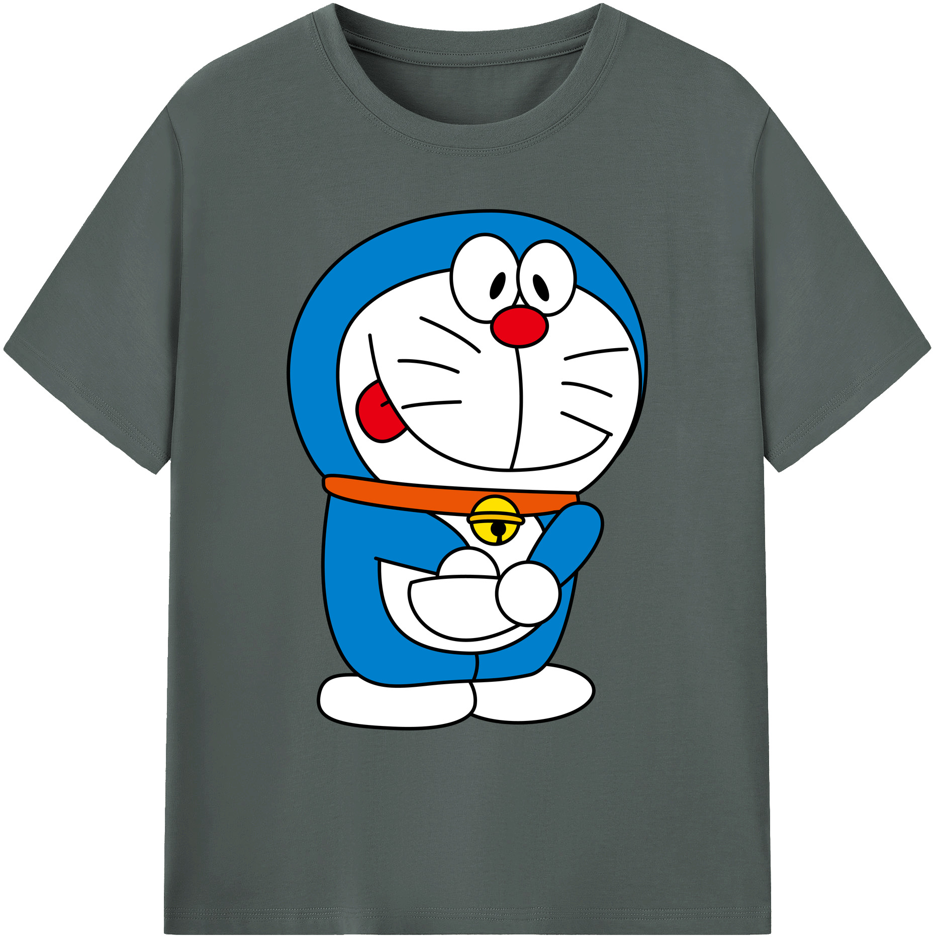 （画像用） ドラえもん Doraemon 綿100％ メンズ半袖Tシャツ｜肌触りやわらか＆通気性
